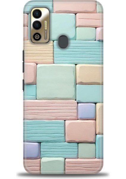 Tecno Spark 7t Kılıf Hd Baskılı Kılıf + 9h Nano Tam Kaplayan Ekran Koruyucu 440