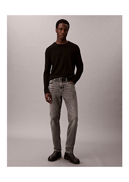 Erkek Slim Pewter Rock Jean Pantolon
