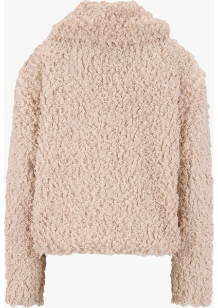 D5WL-MNT3722 Bej Düz Kadın Mont fiyatları