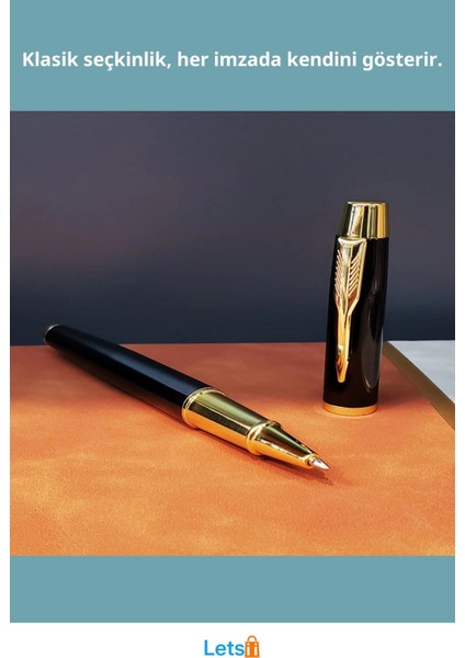 Metal Siyah Roller Tükenmez Kalem Şık ve Dayanıklı fiyatları