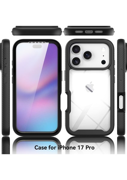 iPhone 17 Pro Kılıfı, Dahili Ekran Koruyuculu Tampon, iPhone 17 Pro Için Tam Koruma Koruyucu Kılıf, Lacivert (Yurt Dışından) modelleri