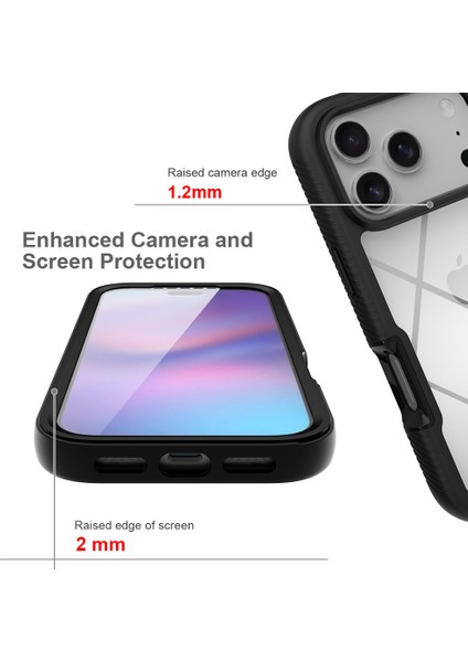 iPhone 17 Pro Kılıfı, Dahili Ekran Koruyuculu Tampon, iPhone 17 Pro Için Tam Koruma Koruyucu Kılıf, Lacivert (Yurt Dışından) indirimleri