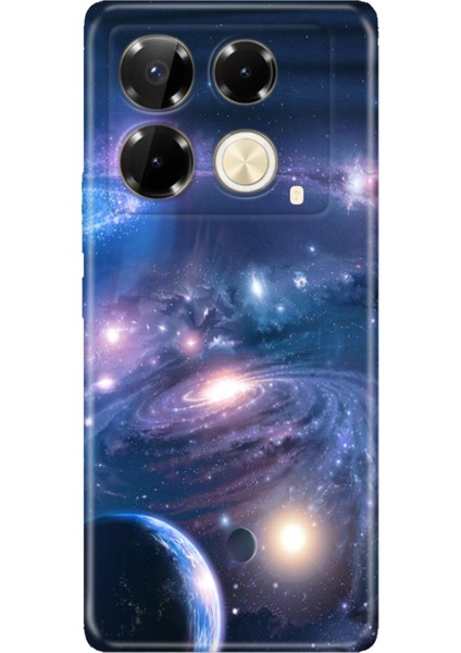 Samsung Galaxy A36 6.7" Kılıf Kamera Koruma Silikon Baskılı Uzay Boşluğu