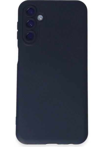 Samsung Galaxy M34 5g Kılıf Nano Içi Kadife Silikon - Lacivert (K95)