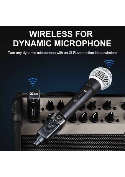 XV-U3D Stereo Audio Aktarımı Için Çift Alıcı ve Vericili Kablosuz Bağlantı Sistemi indirimleri