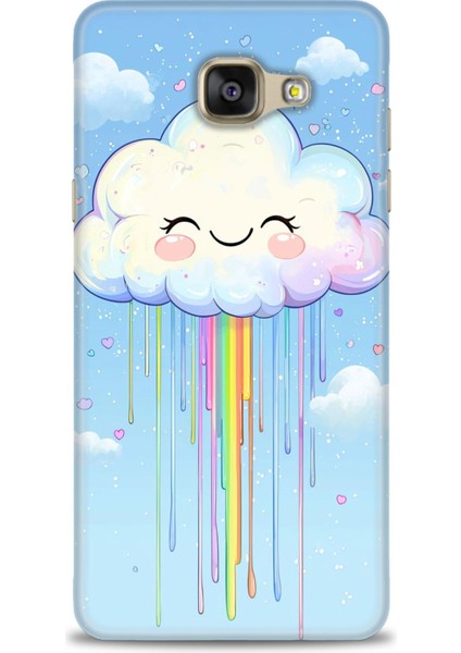 Samsung Galaxy A7 2016 Hd Baskılı Kılıf + 9h Nano Tam Kaplayan Ekran Koruyucu 307