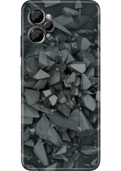 Casper Via X30 Kılıf Resimli Baskılı Nano Silikon Broken