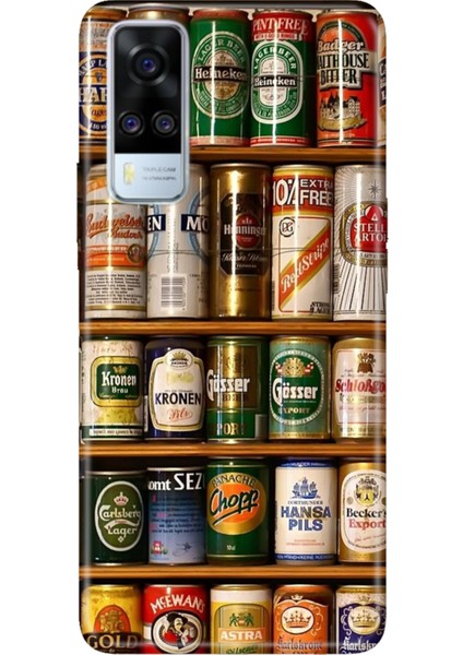 Vivo Y51 Uyumlu Kılıf Desenli Baskılı Silikon Konserve