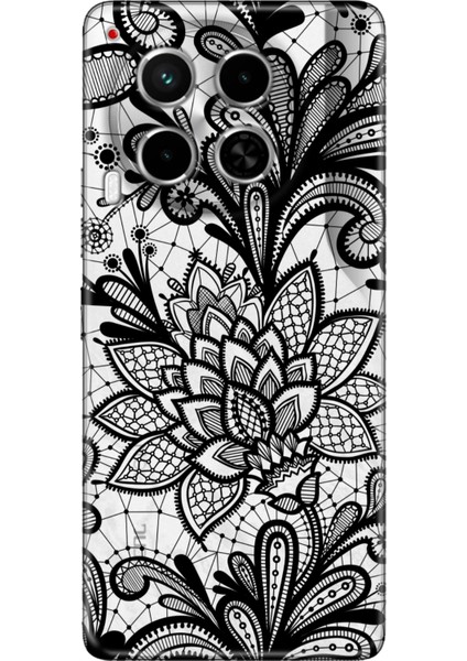 Tecno Camon 30 Kılıf Camon 30 Telefon Kılıfı Baskılı Mandala Gül