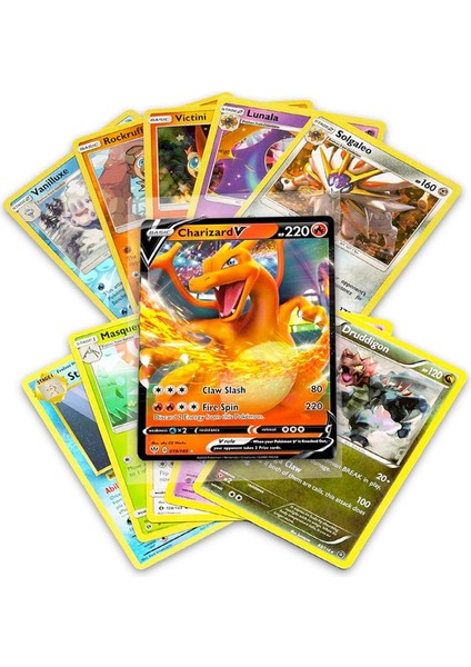 Pokemon x Go Sword & Shield Vivid Voltage Tcg Dx Gx Oyuncu & Koleksiyoner Pokemon Kartı 42 Adet Ing. modelleri