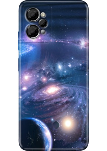 Casper Via X30 Kılıf Resimli Baskılı Nano Silikon Uzay Boşluğu