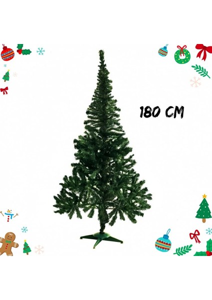 Yılbaşı Ağacı Noel Ağacı Çam Ağacı Ağaç Yeşil Yeni Yıl Ağacı Yapay 180 cm 350 Dallı Kolay Kurulum