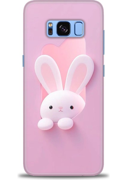 Samsung Galaxy S8 Plus Hd Baskılı Kılıf + 9h Nano Tam Kaplayan Ekran Koruyucu 74