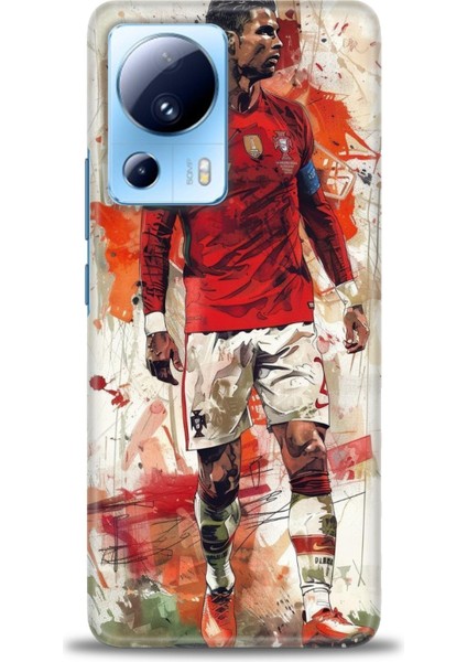 Xiaomi Mi 13 Lite Kılıf Hd Baskılı Kılıf + 9h Nano Tam Kaplayan Ekran Koruyucu 2