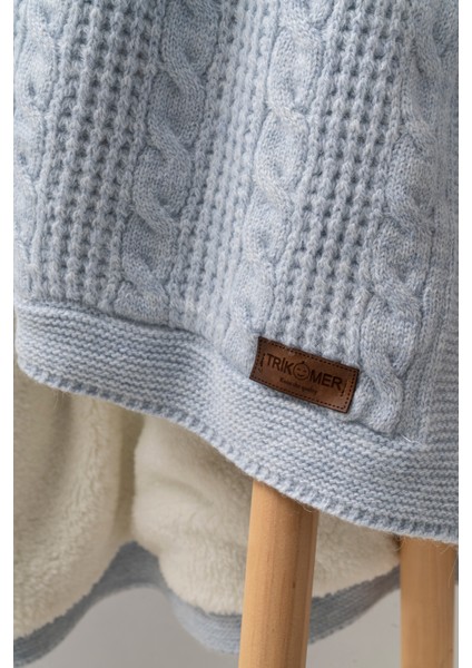 Tüm Içi Kalın Wellsoft Döşemeli Kışlık Triko Örgü (Özel Ambalajlı) Bebek Battaniyesi fiyatları