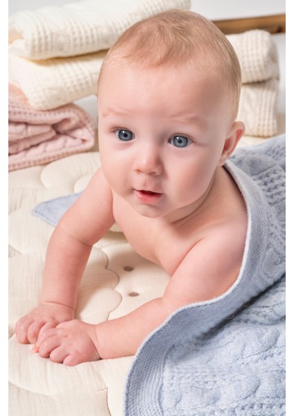 Tüm Içi Kalın Wellsoft Döşemeli Kışlık Triko Örgü (Özel Ambalajlı) Bebek Battaniyesi modelleri