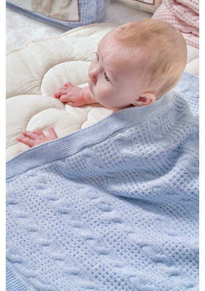 Tüm Içi Kalın Wellsoft Döşemeli Kışlık Triko Örgü (Özel Ambalajlı) Bebek Battaniyesi indirimleri