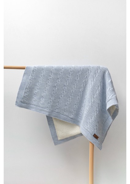 Tüm Içi Kalın Wellsoft Döşemeli Kışlık Triko Örgü (Özel Ambalajlı) Bebek Battaniyesi