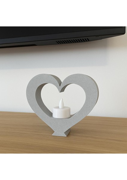 Kalp Işığı Dekor Mumluk – Hediyelik Obje fiyatları