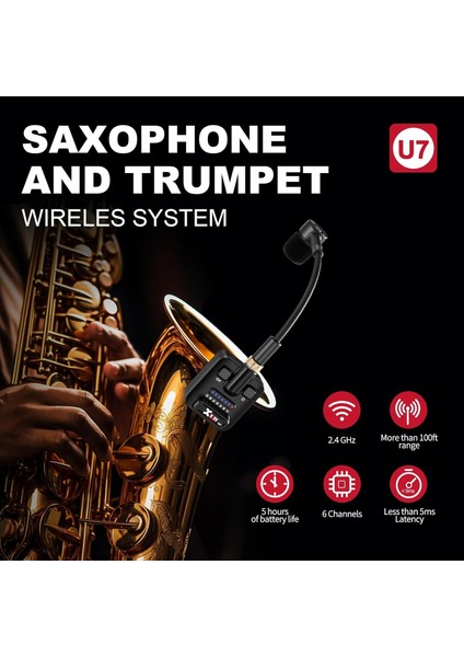 Xv-U7 Saksofon ve Trompet Için Kablosuz Mikrofon Sistemi fiyatları