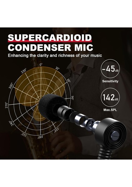 Xv-U7 Saksofon ve Trompet Için Kablosuz Mikrofon Sistemi modelleri