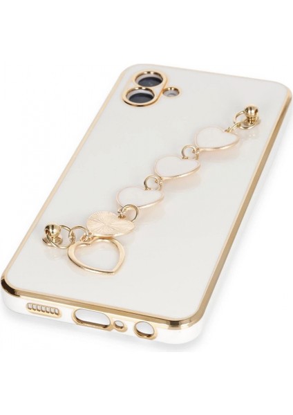 Samsung Galaxy A04E Kılıf Esila Silikon - Beyaz (K95) fırsatları