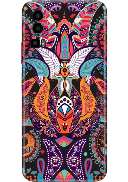 General Mobile Gm 23 Kılıf Silikon Desenli Resimli Mandala Aşk