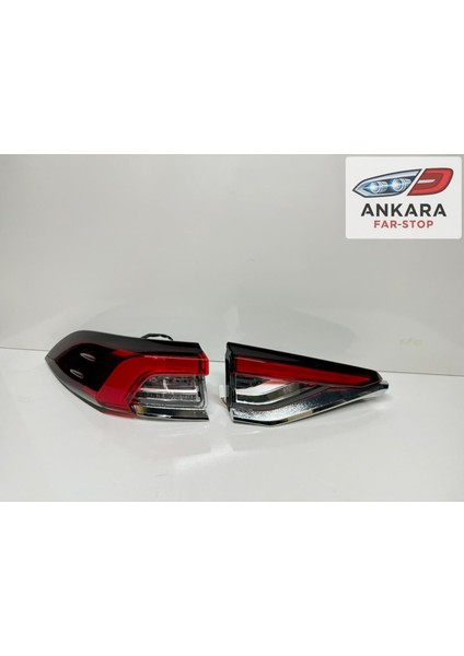 Toyota Corolla 2019-2025 Stop Lambası Sol Iç ve Dış Takım (Toplam 2 Stop - Ledli Tip) fiyatları