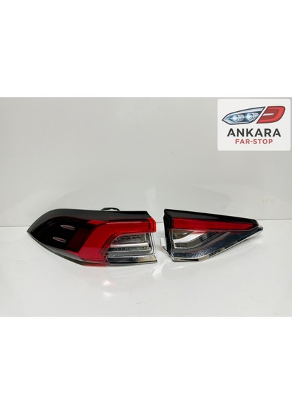 Toyota Corolla 2019-2025 Stop Lambası Sol Iç ve Dış Takım (Toplam 2 Stop - Ledli Tip) modelleri