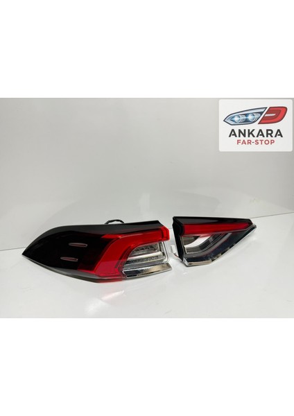 Toyota Corolla 2019-2025 Stop Lambası Sol Iç ve Dış Takım (Toplam 2 Stop - Ledli Tip) fırsatları