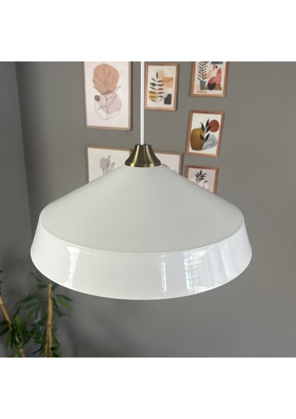 Lema Beyaz Tekli Avize Eskitme Piramit Başlık Sarkıt Lamba Restoran Cafe Salon Avizeleri fiyatları