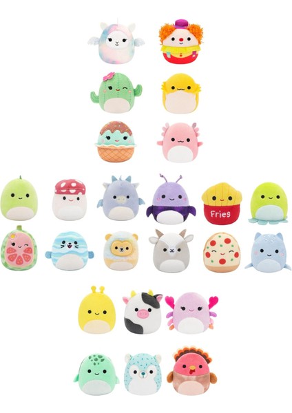 Micromallows Squishmallows Mini Yumuşak Peluş Oyuncak 24 Lü Figür Seti - 6 cm fiyatları