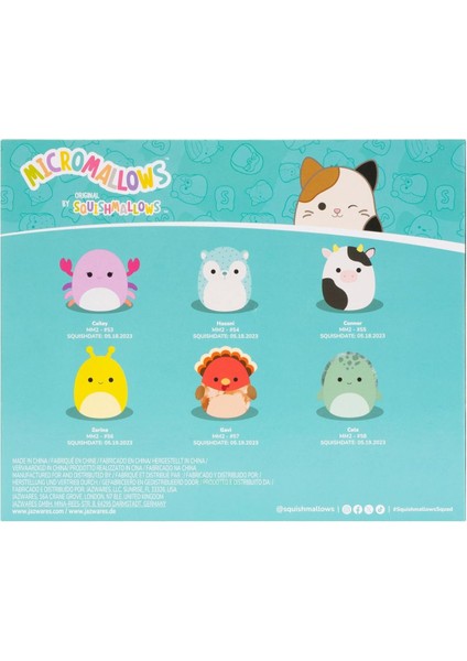 Micromallows Squishmallows Mini Yumuşak Peluş Oyuncak 24 Lü Figür Seti - 6 cm fırsatları