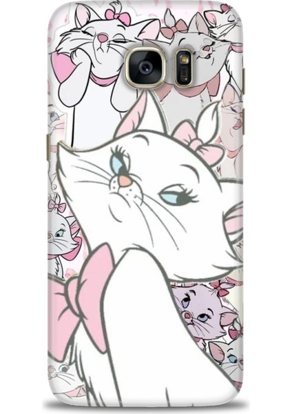 Samsung Galaxy S7 Edge Hd Baskılı Kılıf + 9h Nano Tam Kaplayan Ekran Koruyucu 216