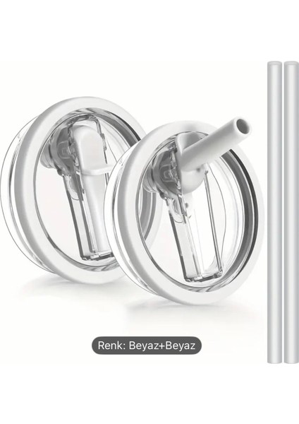 Quencher ile Uyumlu 1.18 Litre Pipetli Dökülmez Sızdırmaz Plastik Kapak Beyaz 1 Adet fiyatları