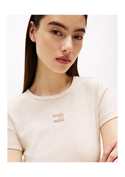 Kadın Bej S/s Tişört fiyatları