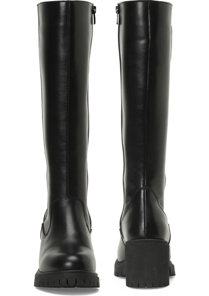 25K-6009 5pr Siyah Kadın Topuklu Çizme fırsatları