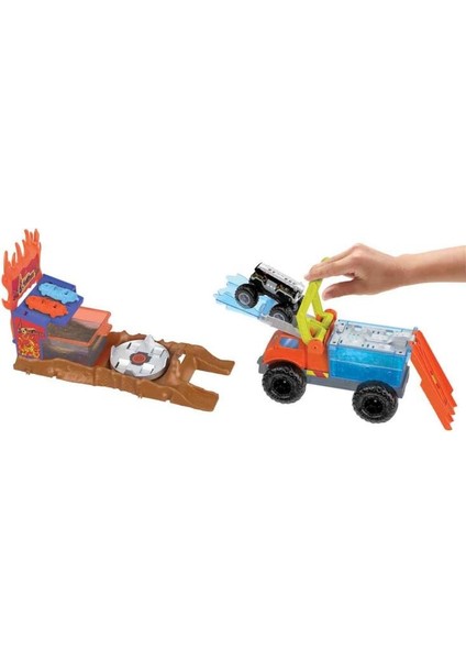 Monster Trucks Arena Mücadelesi Color Shifters Oyun Seti MTL-HPN73 - Standart Standart