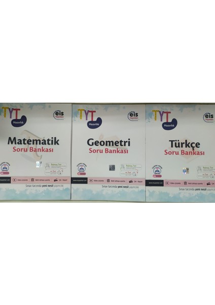 Eis Yayınları Tyt Hazırlık Türkçe+Matematik+Geometri Soru Bankası