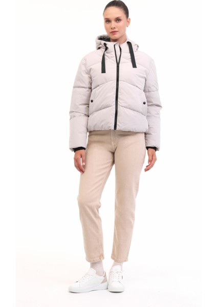 Wl 2nora 5pr Gri Kadın Kısa Kaban modelleri