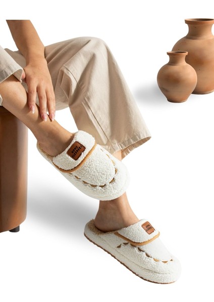 Kadın Ev Terliği Hafif Tabanlı Sıcak Tutan Kışlık Kadın Ev Terliği Çeyiz Terliği Siyah