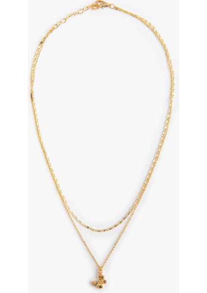 Kelebek Kolye 2 Sıralı Zincir