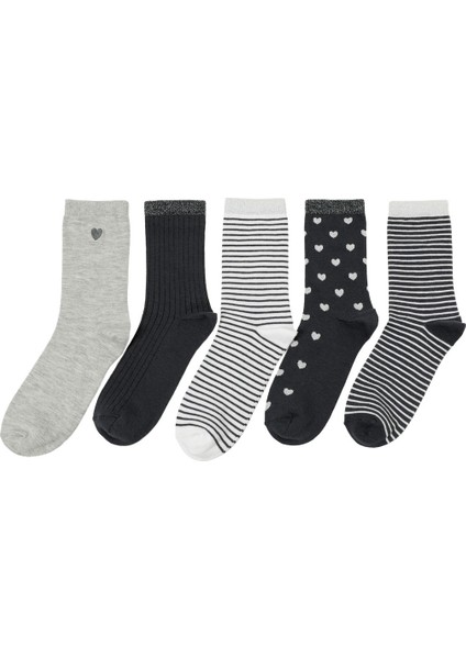 Love 5 Lı Skt-W 5pr Grı Multı Kadın Soket Çorap