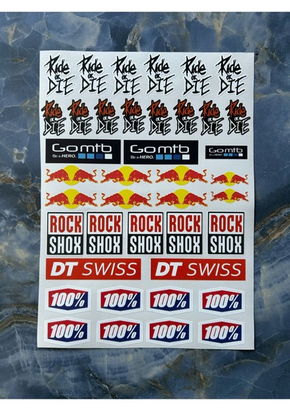 Motorsiklet,bisiklet Marka Sticker Seti