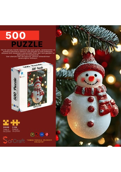500 Parça Puzzle Kışın En Sevimli Anısı