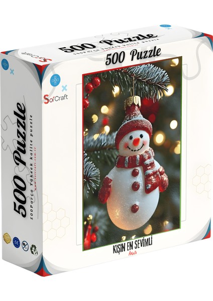 500 Parça Puzzle Kışın En Sevimli Anısı fiyatları