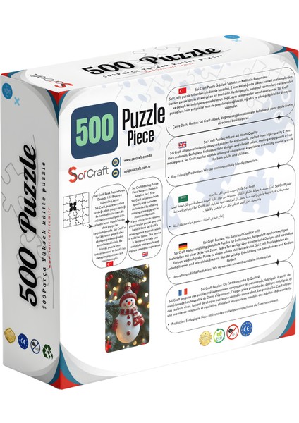 500 Parça Puzzle Kışın En Sevimli Anısı modelleri