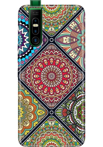 Infinix S5 Pro Kılıf Silikon Desenli Infinix S5 Pro Mvp Mandala