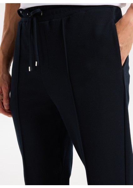 Lastikli Bel Normal Paça Lacivert Erkek Pantolon M5WM-PNT1918 fırsatları