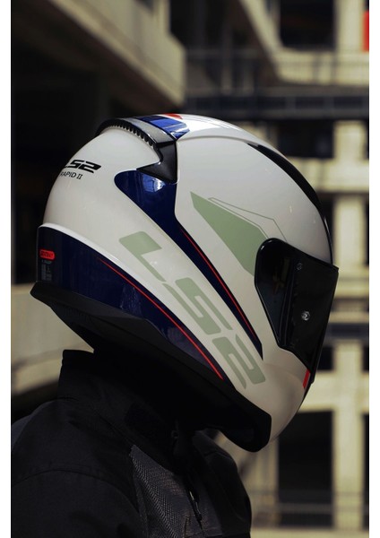 Rapıd 2 Drıveway Beyaz-Mavı Kask fırsatları